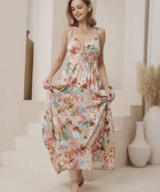 Iris Maxi Jungle Print Maxi Dress