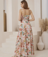 Iris Maxi Jungle Print Maxi Dress