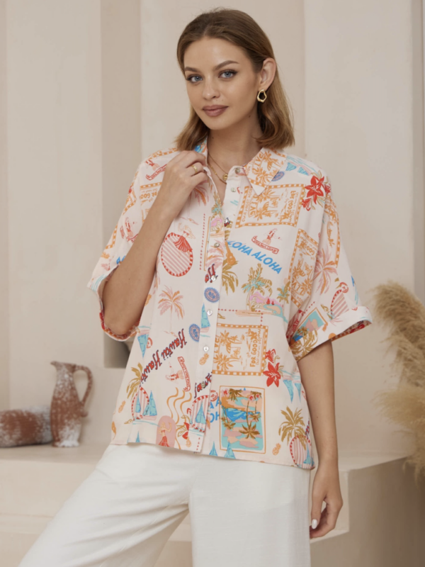 Iris Maxi Aloha Ss Shirt