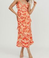 Here Comes the Sun Katie Ruffle Maxi Dress