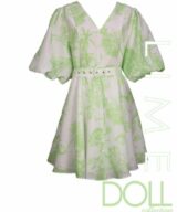 Ave Nia Mini Dress W/Belt
