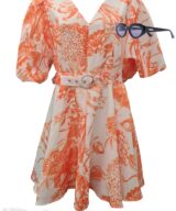 Ave Nia Mini Dress W/Belt