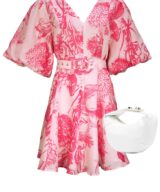 Ave Nia Mini Dress W/Belt