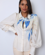White Sandstorm Arielle L/S Shirt