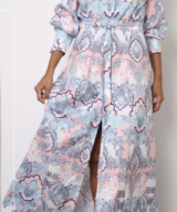 White Sandstorm Oppulant Goddess Maxi Drs