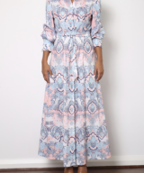White Sandstorm Oppulant Goddess Maxi Drs