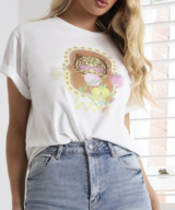 White Sandstorm Sunset Tiger Tee