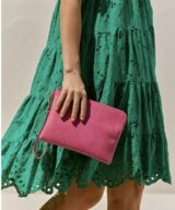 Adorne Becca Stitch Zip Pouch