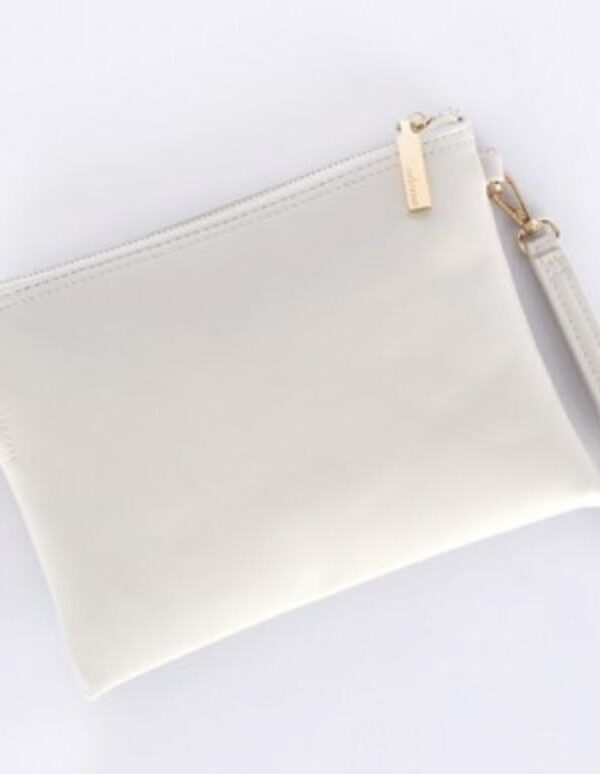 Adorne Becca Stitch Zip Pouch