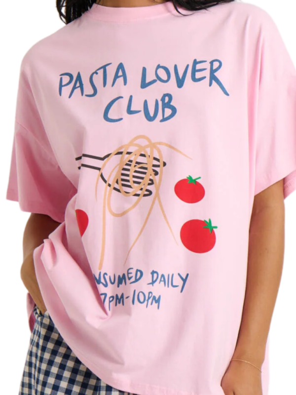 By Frankie Pasta Lover Pnk Tee