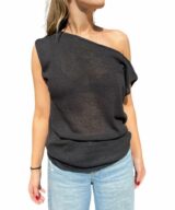 By Frankie Logan S/Less Knit Top