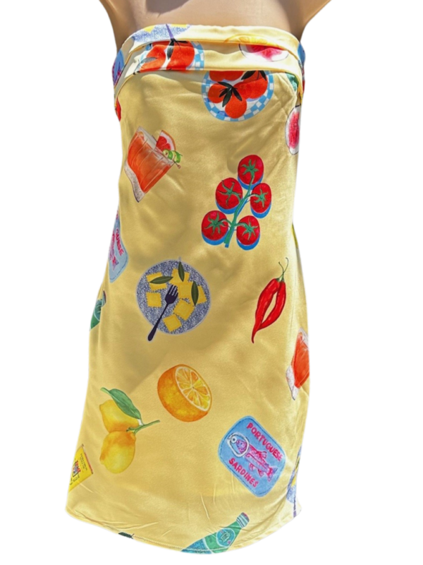 By Frankie Pasta Yellow Mini Dress