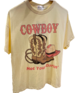 By Frankie Cowboy Yellow Tee
