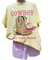 By Frankie Cowboy Yellow Tee