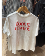 By Frankie Cool It Cowboy Wht Tee