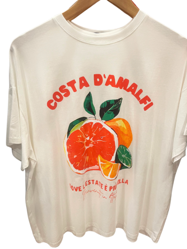 By Frankie Cost Damali Wht Tee