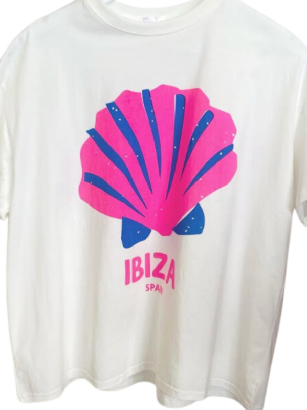 By Frankie Ibiza Wht Tee