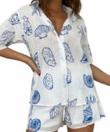 By Frankie Shells Wht/Blue Short