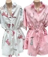 By Frankie Rodeo Pink Playsuit