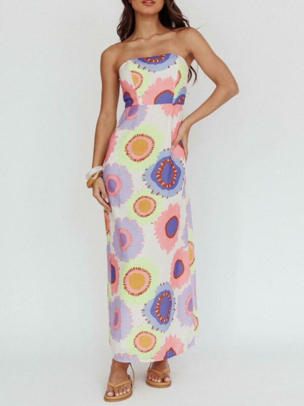 Indi Luxe Capri Strapless Maxi Dres
