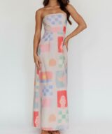 Indi Luxe Blaire Strapless Maxi Drs