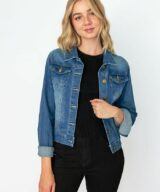 Country Denim Cd Cropped Denim Jacket
