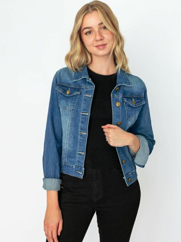 Country Denim Cd Cropped Denim Jacket