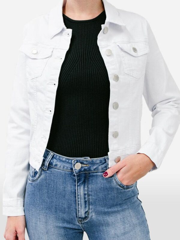 Country Denim Cd White Denim Jacket