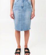 Country Denim Cd Midi Skirt