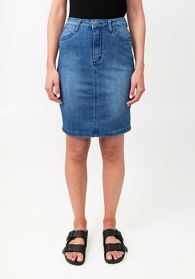 Country Denim Cd Midi Length Skirt