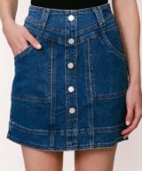 Country Denim Dallas Button Detail Mini
