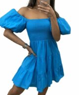 Aiyana Lily Puff Sleeve Mini Dre