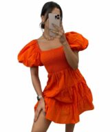 Aiyana Lily Puff Sleeve Mini Dre