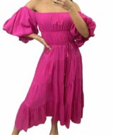Pink Diamond Valentina Midi Dress