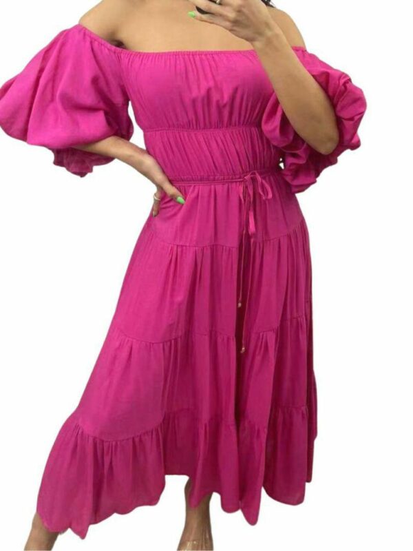 Pink Diamond Valentina Midi Dress