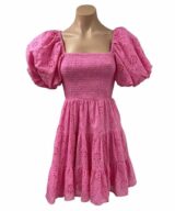Gigi & Ella Sarah Puff Slv Mini Dress