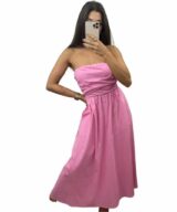Pink Diamond Nicole Strapless Maxi