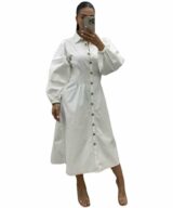 Pink Diamond Camila Ls Denim Maxi Drs