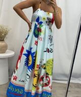 Pink Diamond Caroline Maxi Dress