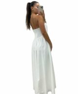 Pink Diamond Leah Strapless Maxi Dress