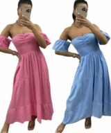 Pink Diamond Everlee Strapless Maxi
