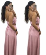 Pink Diamond Brynlee Strapless Midi