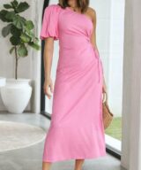 Pink Diamond Itzel Side Cut Out Maxi D