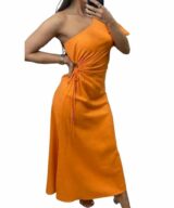 Pink Diamond Itzel Side Cut Out Maxi D