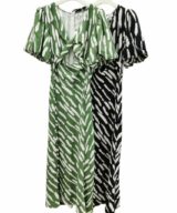 Pink Diamond Sasha Twist Puff Slv Maxi