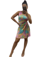 Gigi & Ella Zariyah Os Pleat Mini Drs
