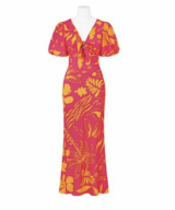 Pearl and Sea Hayley Tie Front Maxi Drs
