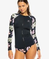 Quiksilver & Roxy Sunny Floral Ls Zip Lycra