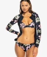Quiksilver & Roxy Sunny Floral Ls Zip Lycra