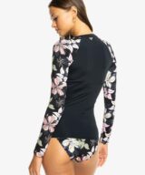 Quiksilver & Roxy Sunny Floral Ls Zip Lycra